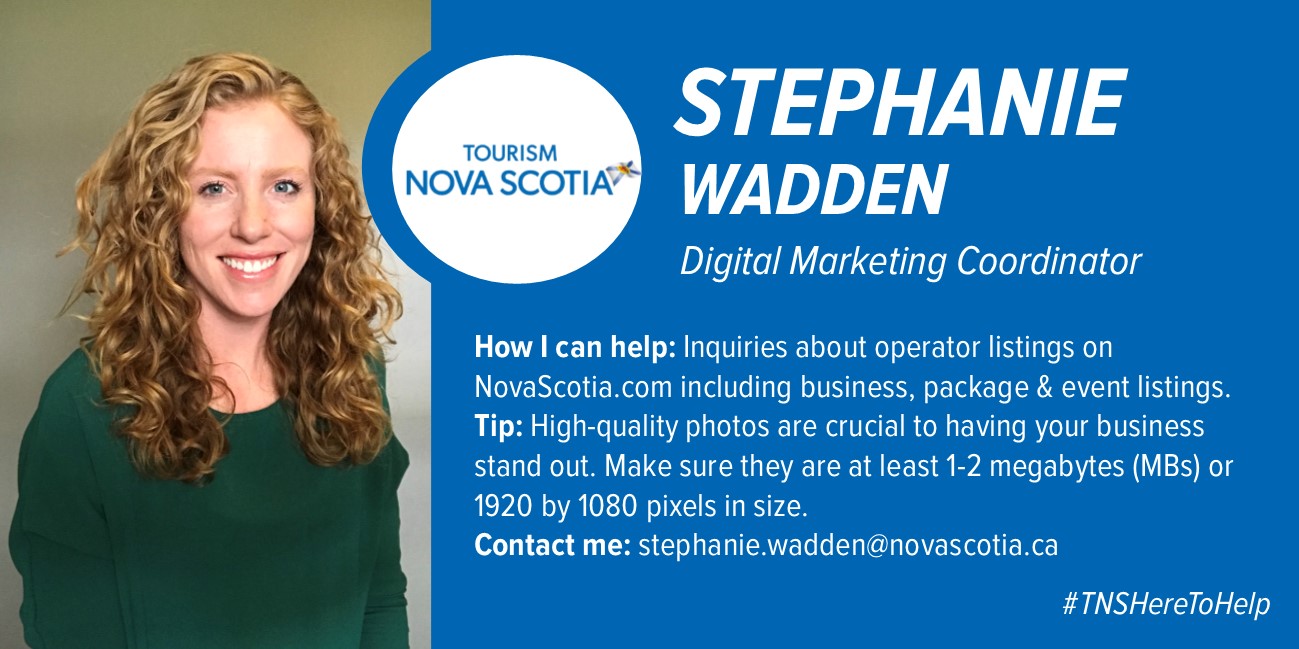 Stephanie Wadden, Digital Marketing Coordinator photo and description