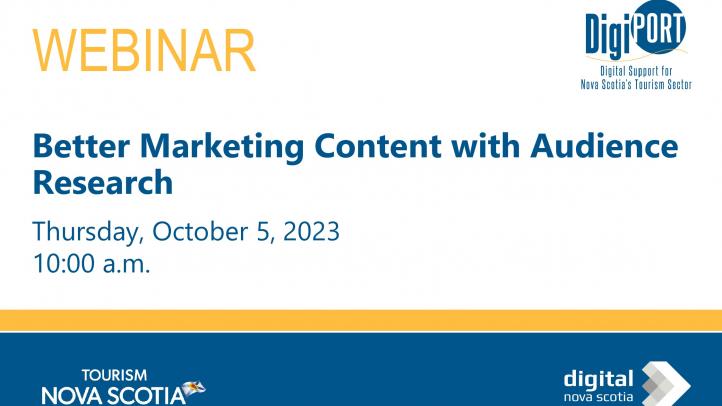 Webinar: Better Marketing Content with Audience Research